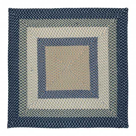 Colonial Mills Rug Montego Blue Burst Square