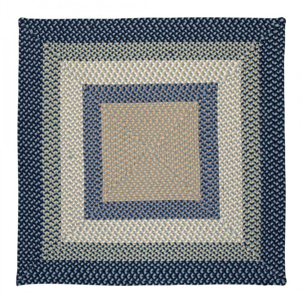 Colonial Mills Rug Montego Blue Burst Square