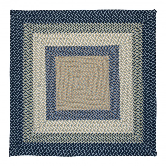 Colonial Mills Rug Montego Blue Burst Square