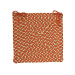 Colonial Mills Chair Pad Montego Tangerine Chair Pad