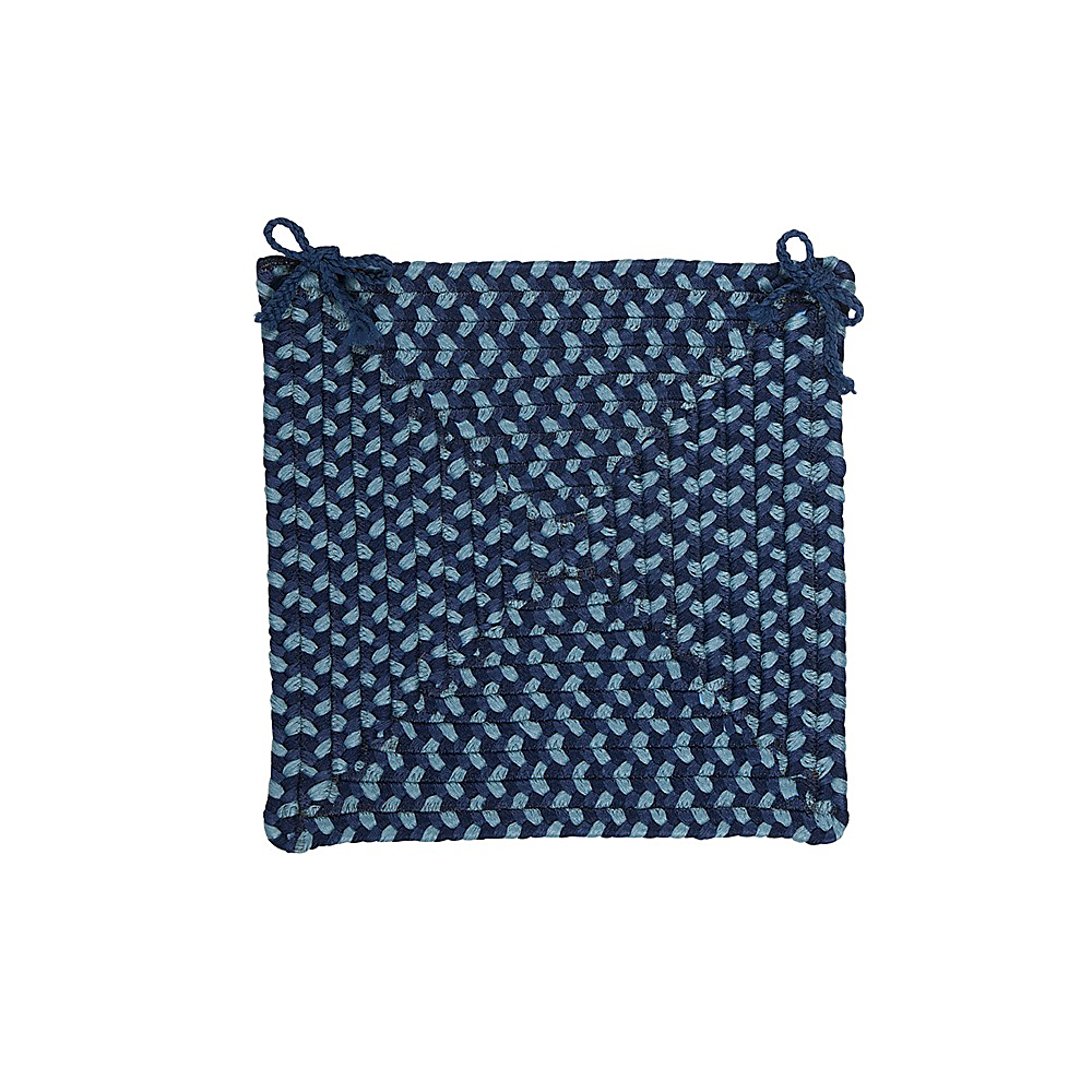 Colonial Mills Chair Pad Montego Blue Burst Chair Pad