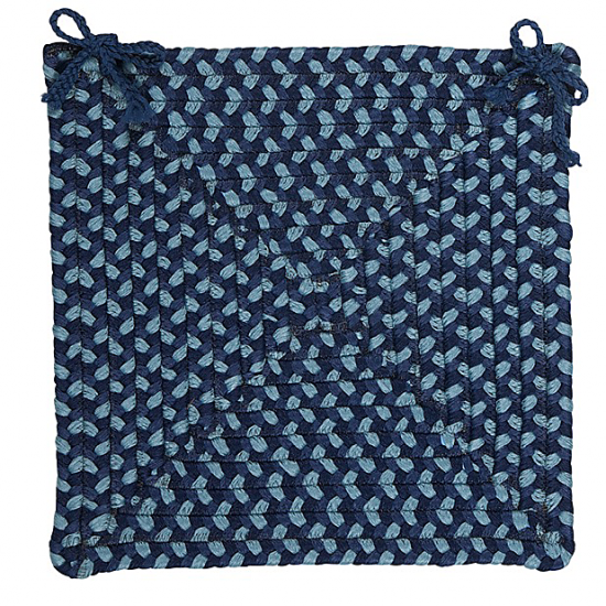 Colonial Mills Chair Pad Montego Blue Burst Chair Pad