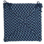 Colonial Mills Chair Pad Montego Blue Burst Chair Pad