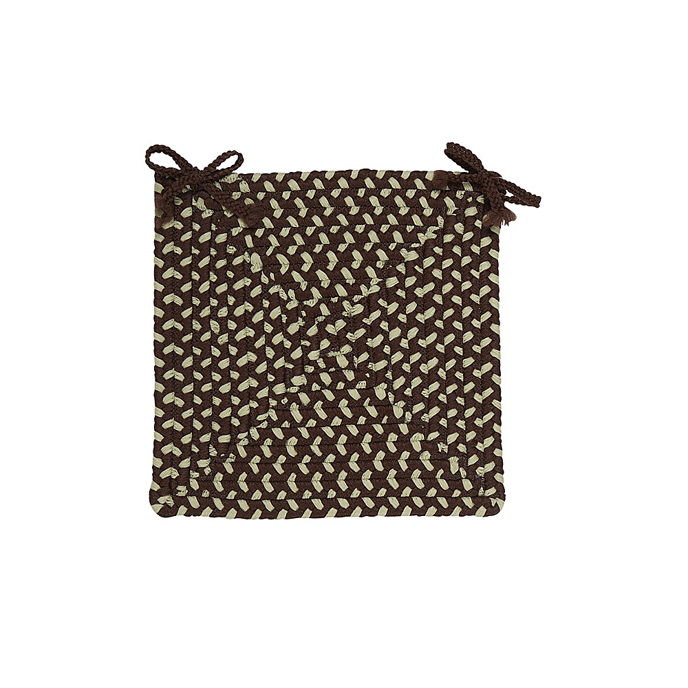 Colonial Mills Chair Pad Montego Bright Brown Chair Pad