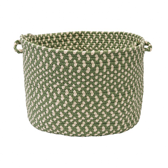 Colonial Mills Basket Montego Lily Pad Green Round