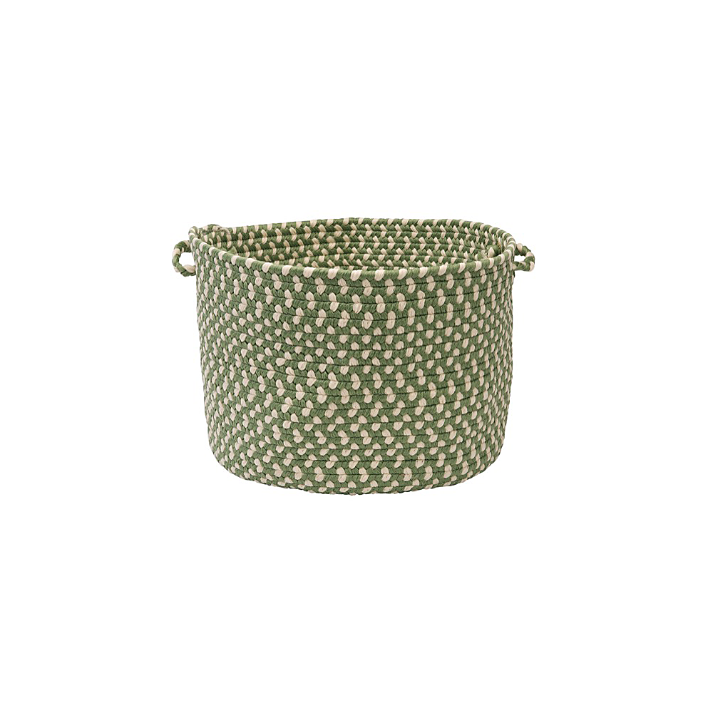 Colonial Mills Basket Montego Lily Pad Green Round