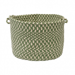 Colonial Mills Basket Montego Lily Pad Green Round