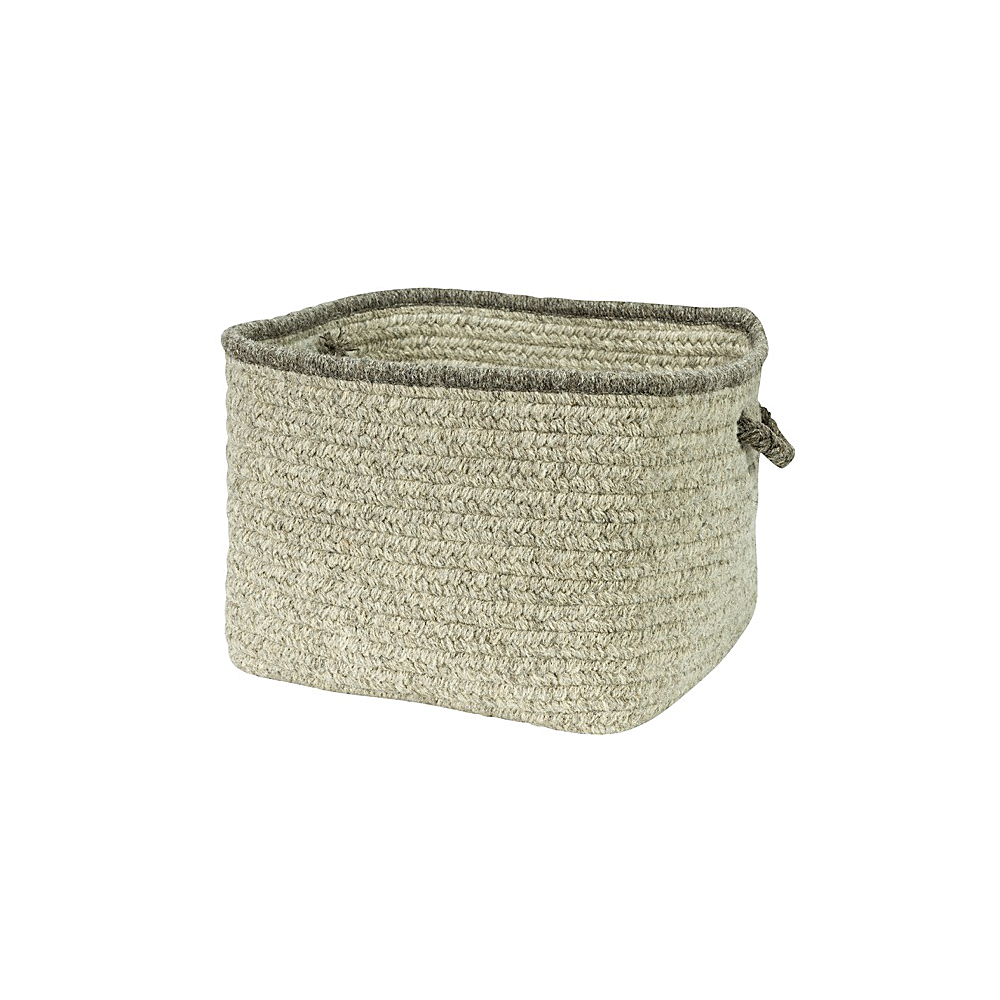 Colonial Mills Basket Natural Style Square Basket Cobblestone Square