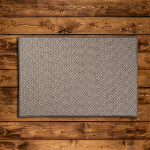 Colonial Mills Rug Natural Wool Houndstooth Latte Square