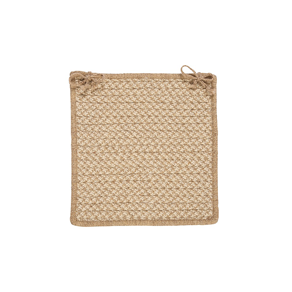 Colonial Mills Chair Pad Natural Wool Houndstooth Tea Chair Pad Colonial Mills Chair Pad Natural Wool Houndstooth Tea Chair Pad
