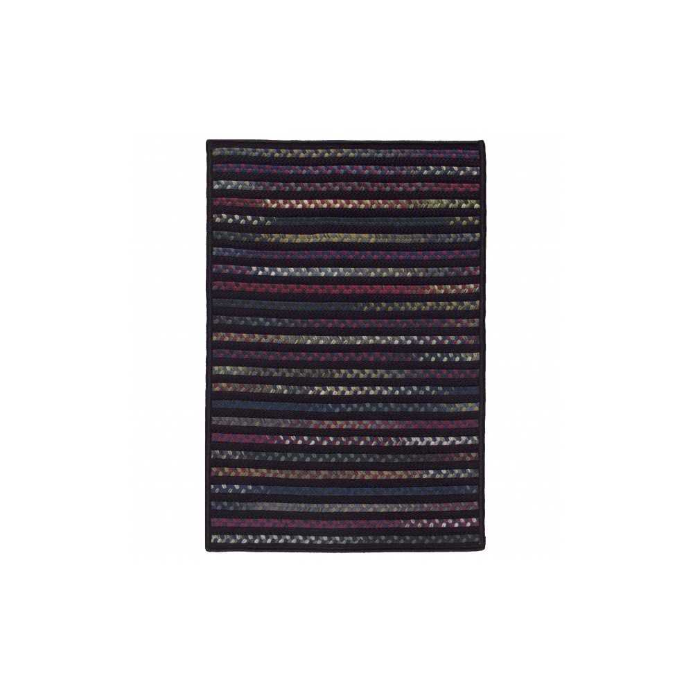 Colonial Mills Rug Navajo Black Square