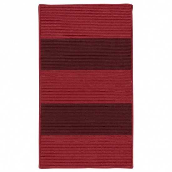 Colonial Mills Rug Newport Textured Stripe Reds Rectangle