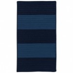 Colonial Mills Rug Newport Textured Stripe Blues Rectangle