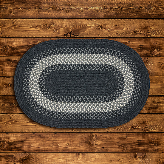 Colonial Mills Rug North Ridge Charcoal Runner (Oval)