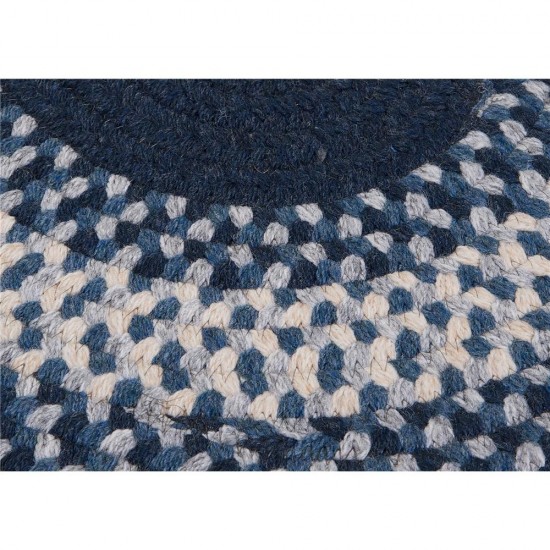 Colonial Mills Rug North Ridge Navy Oval