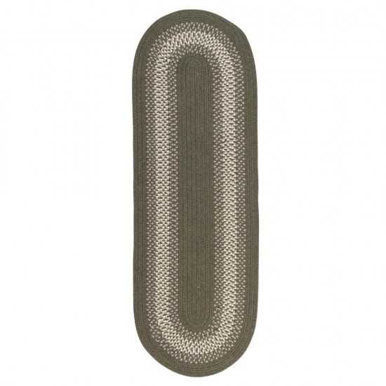 Colonial Mills Rug North Ridge Olive Runner (Oval)