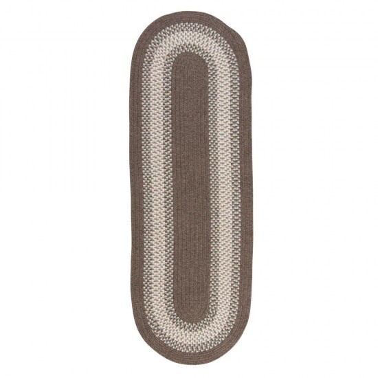 Colonial Mills Rug North Ridge Bark Runner (Oval)