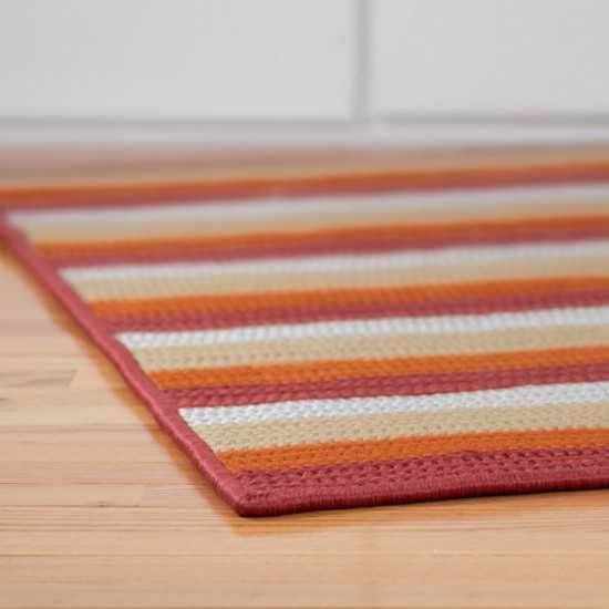 Colonial Mills Rug Norwood Orange Red Sample