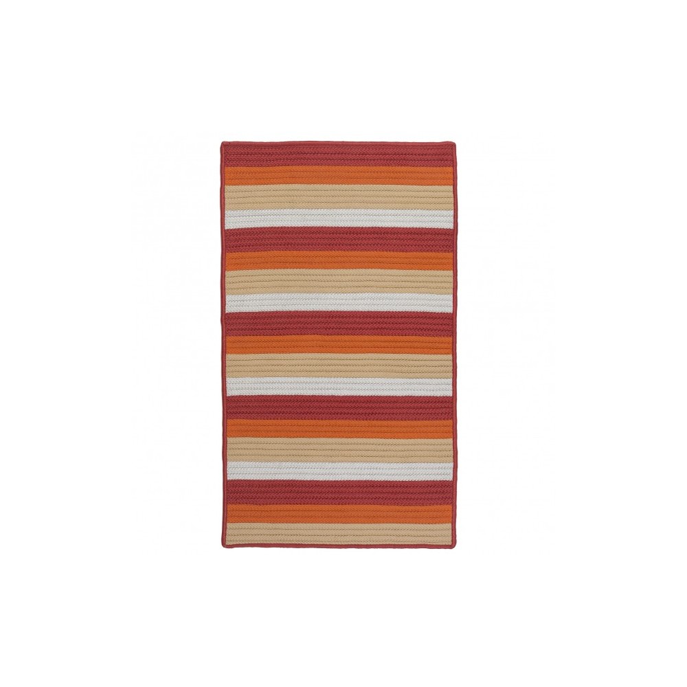 Colonial Mills Rug Norwood Orange Red Rectangle