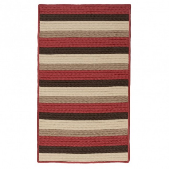 Colonial Mills Rug Norwood Red Brown Sample