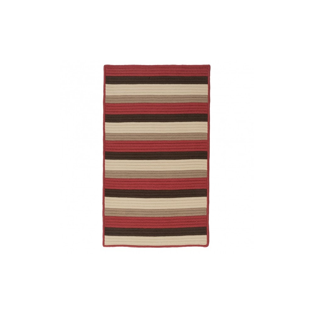 Colonial Mills Rug Norwood Red Brown Square