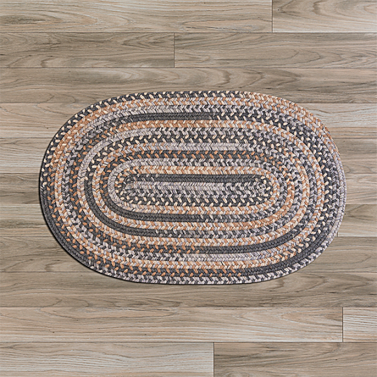 Colonial Mills Rug Oak Harbour Graphite Runner (Oval)