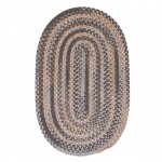 Colonial Mills Rug Oak Harbour Graphite Oval