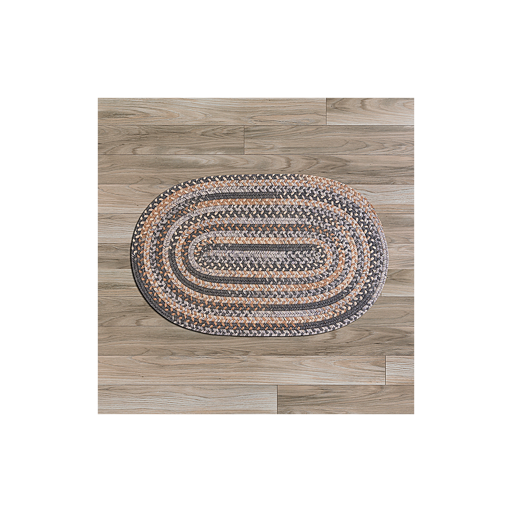 Colonial Mills Rug Oak Harbour Graphite Oval Colonial Mills Rug Oak Harbour Graphite Oval