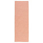 Colonial Mills Rug Outdoor Houndstooth Tweed Orange Runner (Rectangle)