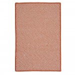 Colonial Mills Rug Outdoor Houndstooth Tweed Orange Runner (Rectangle)