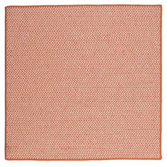 Colonial Mills Rug Outdoor Houndstooth Tweed Orange Square