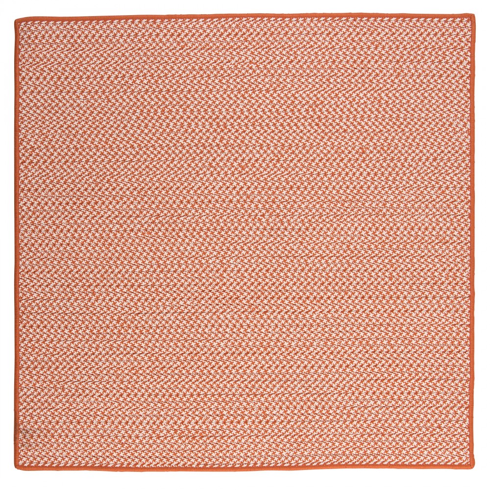 Colonial Mills Rug Outdoor Houndstooth Tweed Orange Square Colonial Mills Rug Outdoor Houndstooth Tweed Orange Square