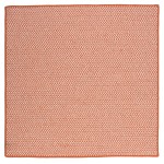 Colonial Mills Rug Outdoor Houndstooth Tweed Orange Square