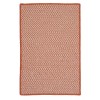 Colonial Mills Rug Outdoor Houndstooth Tweed Orange Rectangle