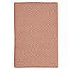 Colonial Mills Rug Outdoor Houndstooth Tweed Orange Rectangle