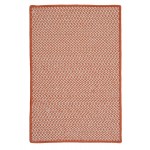 Colonial Mills Rug Outdoor Houndstooth Tweed Orange Rectangle