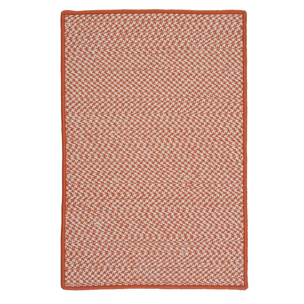 Colonial Mills Rug Outdoor Houndstooth Tweed Orange Rectangle Colonial Mills Rug Outdoor Houndstooth Tweed Orange Rectangle