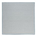 Colonial Mills Rug Outdoor Houndstooth Tweed Sea Blue Square