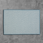 Colonial Mills Rug Outdoor Houndstooth Tweed Sea Blue Rectangle