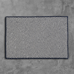 Colonial Mills Rug Outdoor Houndstooth Tweed Navy Runner (Rectangle)