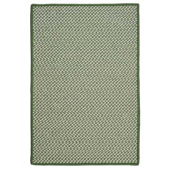 Colonial Mills Rug Outdoor Houndstooth Tweed Leaf Green Rectangle