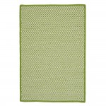 Colonial Mills Rug Outdoor Houndstooth Tweed Lime Rectangle