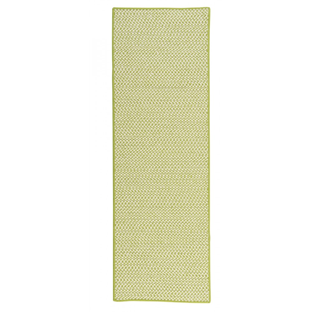 Colonial Mills Rug Outdoor Houndstooth Tweed Lime Runner (Rectangle) Colonial Mills Rug Outdoor Houndstooth Tweed Lime Runner (Rectangle)