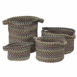Colonial Mills Basket American Farmhouse Vintage Slate Round