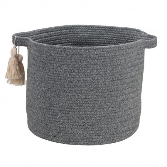 Colonial Mills Basket Andorra Basket Gray Round