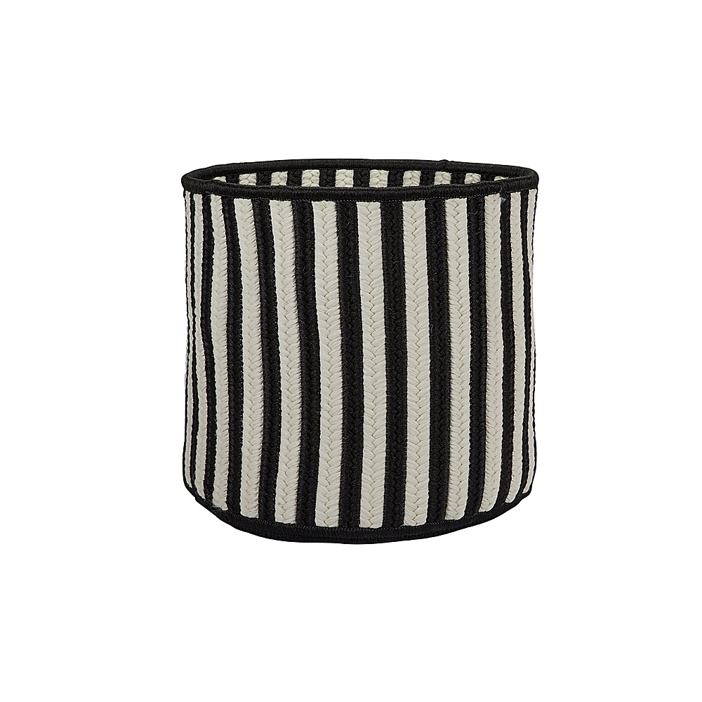 Colonial Mills Basket Baja Stripe Basket Black Round