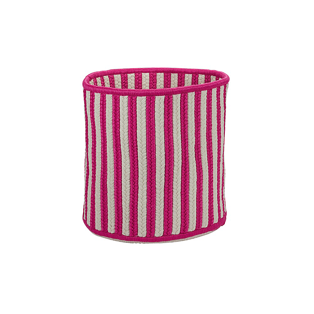 Colonial Mills Basket Baja Stripe Basket Magenta Round