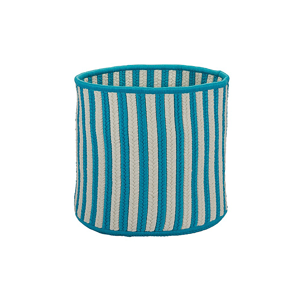 Colonial Mills Basket Baja Stripe Basket Teal Round Colonial Mills Basket Baja Stripe Basket Teal Round