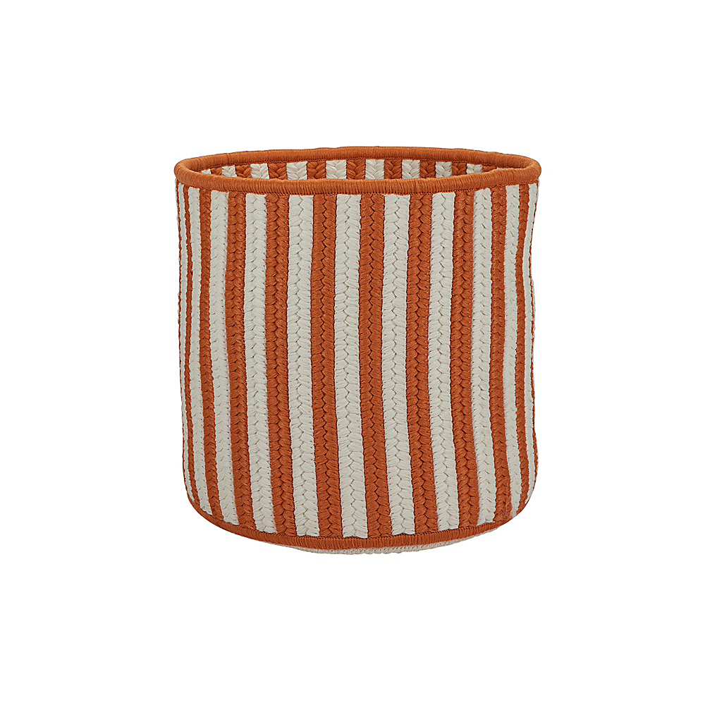 Colonial Mills Basket Baja Stripe Basket Orange Round