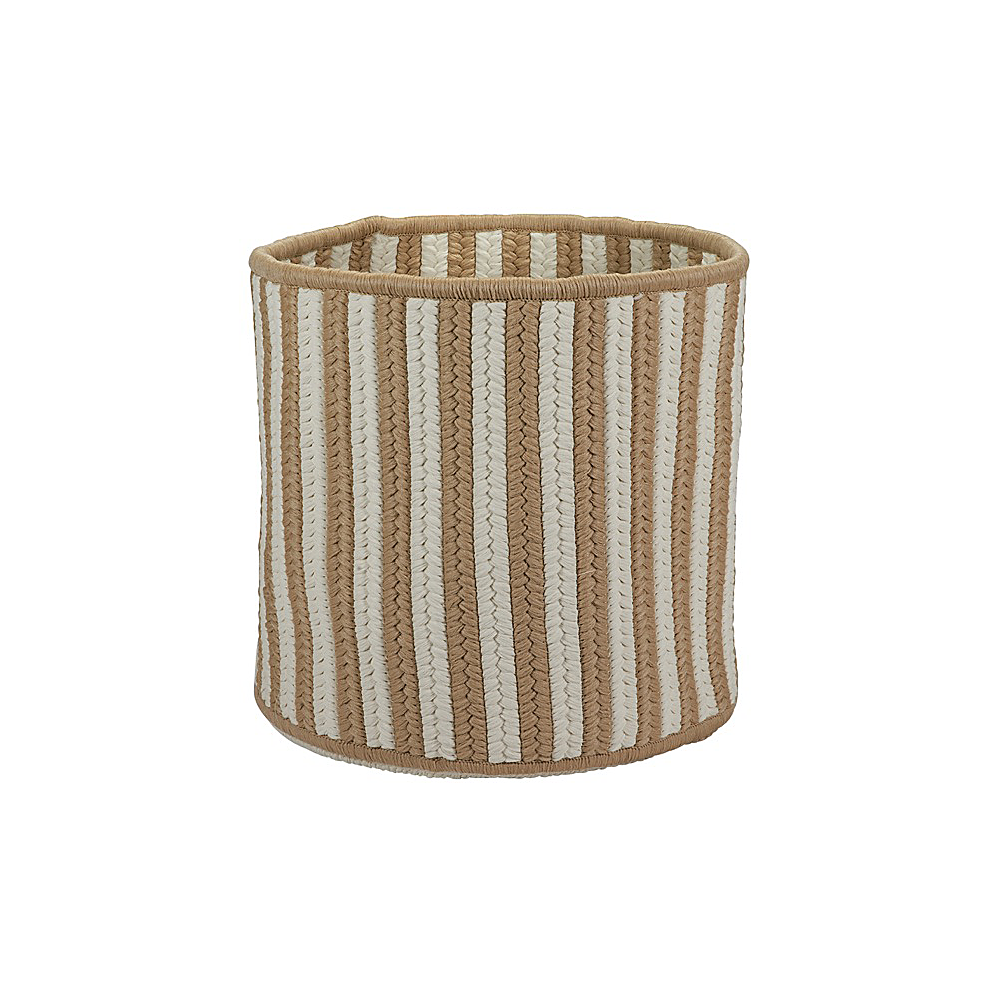 Colonial Mills Basket Baja Stripe Basket Natural Round